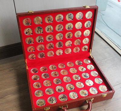 【百美图彩金纪念章金属工艺品百位佳丽摆件 保险会销收藏礼品批发】价格_厂家_图片 -